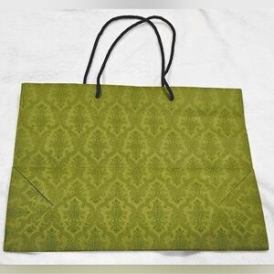 Authentic GUCCI Large Shopping Gift Bag Green